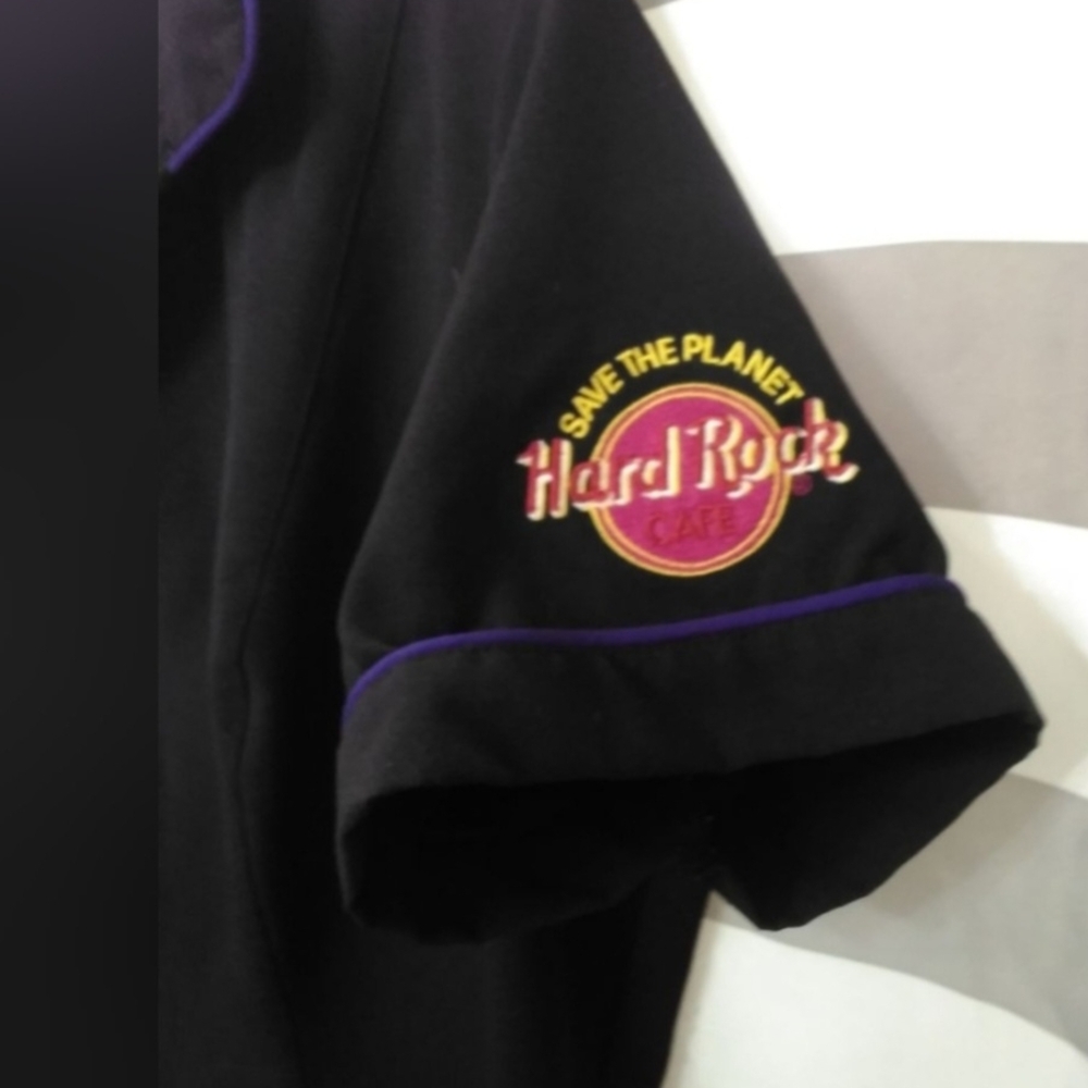 Hard Rock Cafe Black Polo Dress